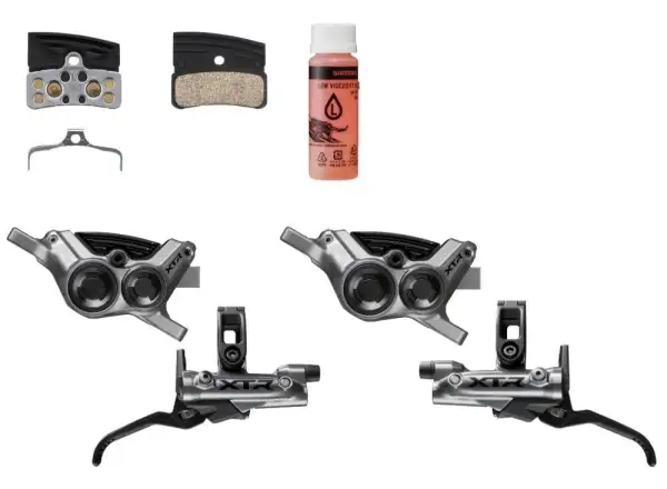 Shimano XTR BR-M9220/BL-M9220 hamulec tarczowy przedni + tylni zestaw Upgrade