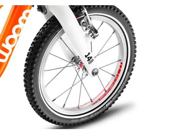 Woom 1 Plus rowerek biegowy dla dzieci 14" Flame Orange