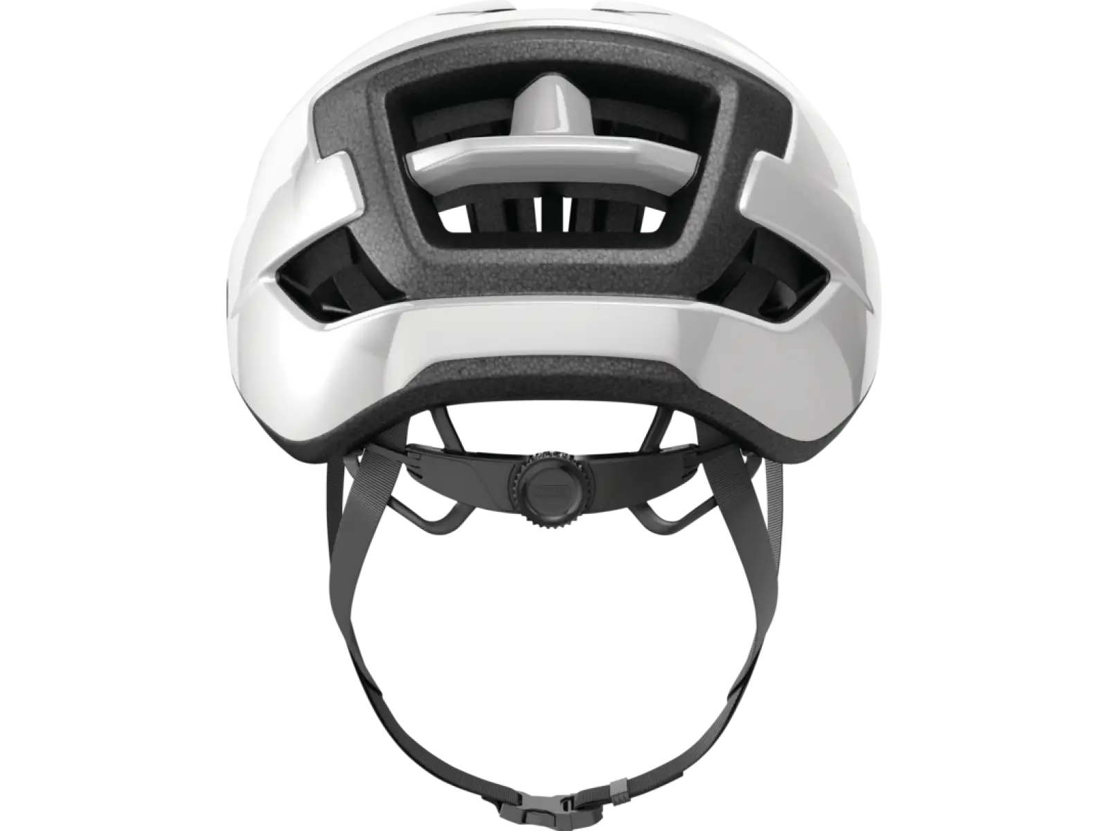 Abus WingBack kask rowerowy Shiny White