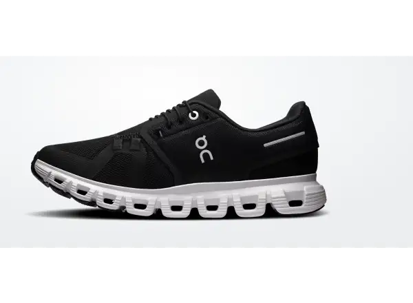 On Cloud 6 damskie buty do biegania Black/White