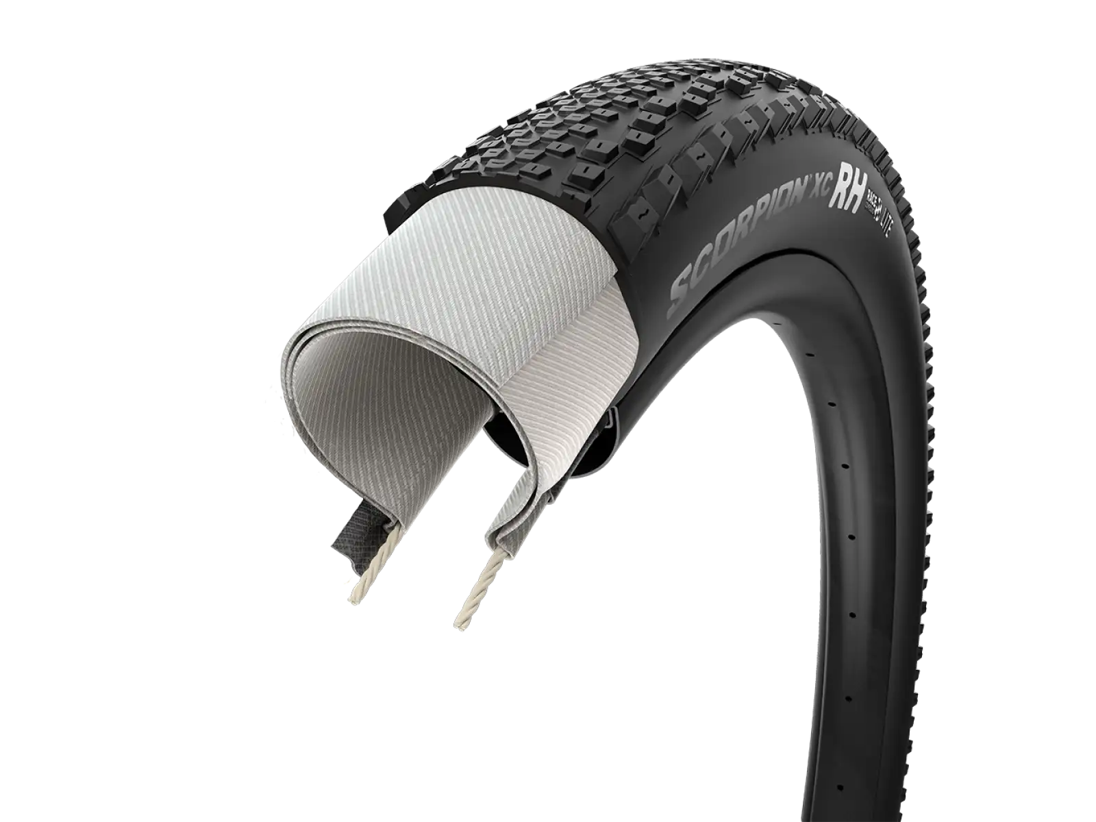 Pirelli Scorpion XC RH Lite 29x2,4 opona kevlar srebrny