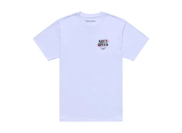 Troy Lee Designs męska koszulka Pink Slips White