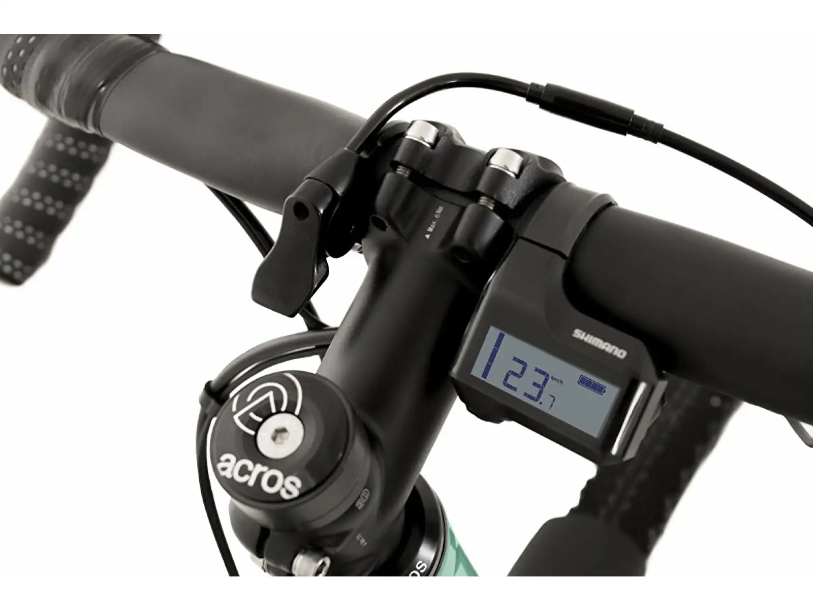 Rock Machine Gravelride e700 Di2 gravel rower elektryczny miętowy/srebrny