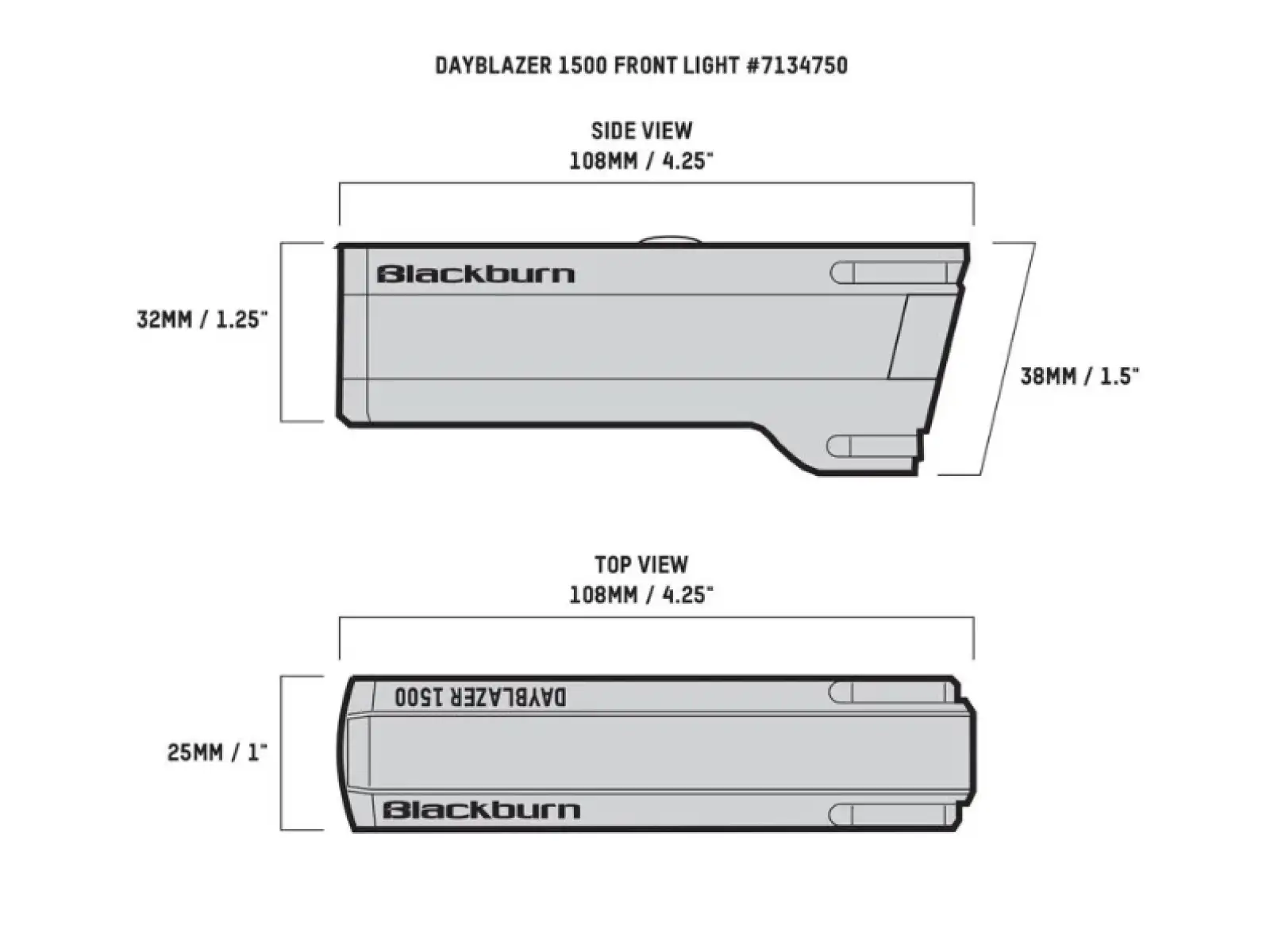 Blackburn Dayblazer 1500 USB-C przednie światło