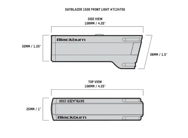 Blackburn Dayblazer 1500 USB-C przednie światło