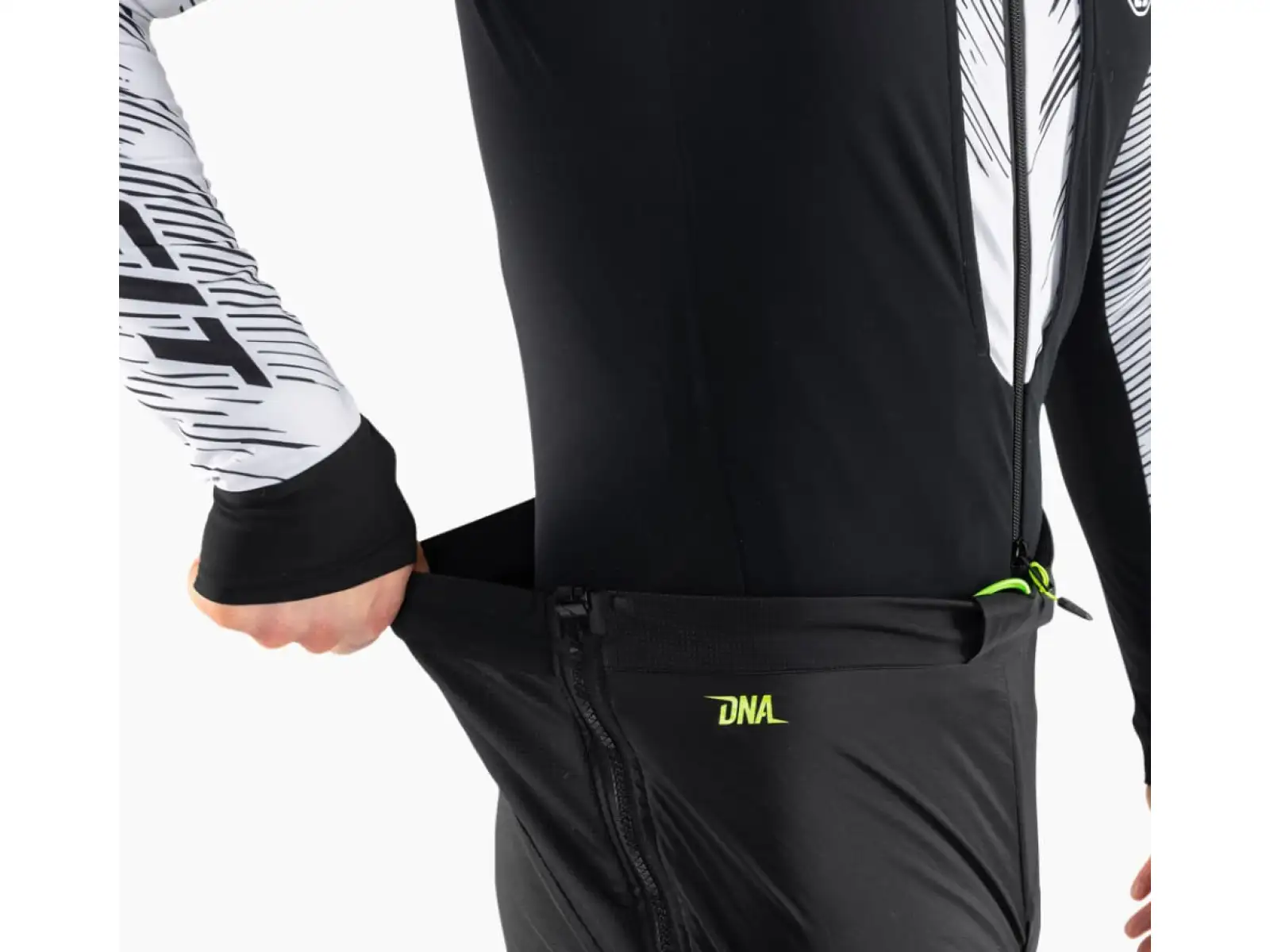 Dynafit DNA Polartec Alpha unisex spodnie black out nimbus