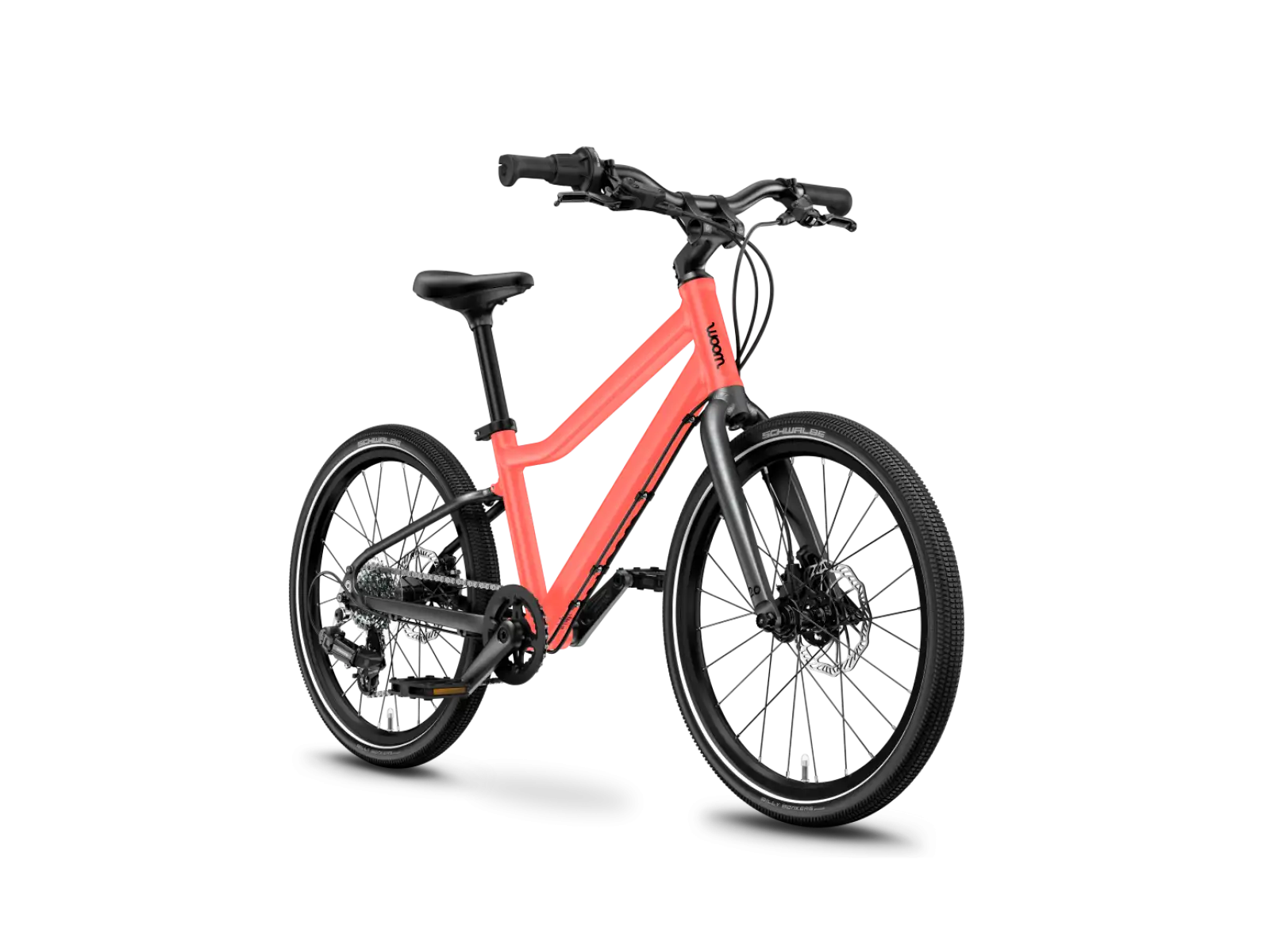 Woom 4 Explore rower dziecięcy 20" Neon Coral