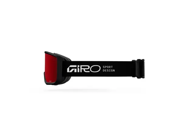 Giro Sagen damskie gogle narciarskie Black Stacked-Amber Scarlet/Yellow (2 szkła)