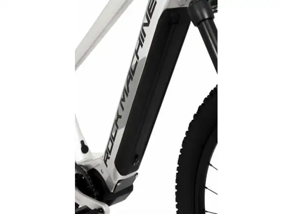 Rock Machine Blizzard INT e30-29 Gloss Silver/Black rower elektryczny w pełni zawieszony