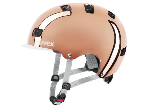 Uvex HLMT 5 Bike Pro kask Rosé Chrome