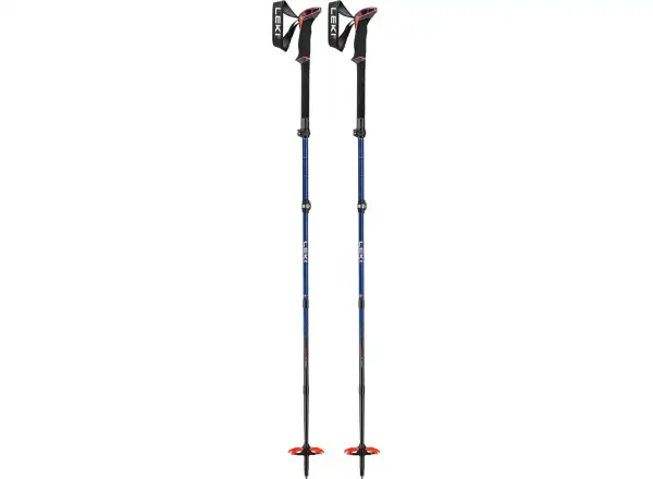 Leki Sherpa FX Carbon kijki trekkingowe Midnight blue/Dark blue/Bright red rozmiar 110 - 130 cm