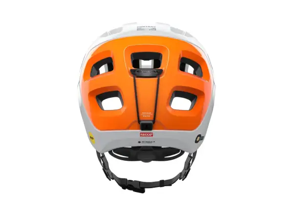 POC Tectal Race MIPS NFC kask Hydrogen White/Fluorescent Orange AVIP