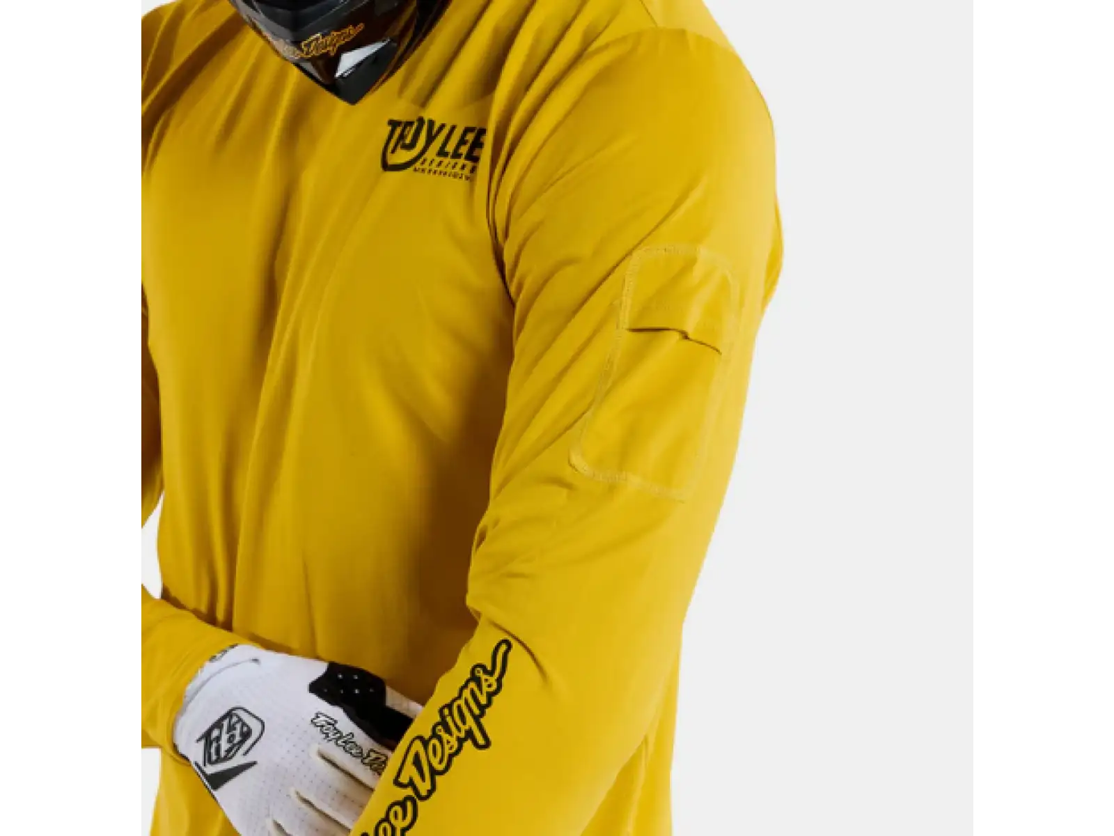 Troy Lee Designs Ruckus Ride Tee męska koszulka z długim rękawem Eyez Safron