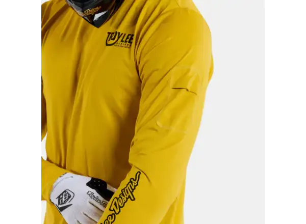 Troy Lee Designs Ruckus Ride Tee męska koszulka z długim rękawem Eyez Safron