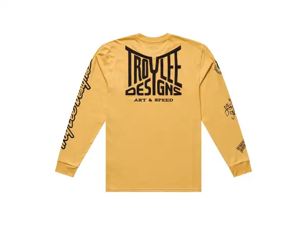 Troy Lee Designs męska koszulka długi rękaw na kierownicę Bleached melon