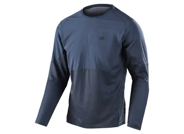 Troy Lee Designs Drift Solid męska koszulka z długim rękawem dark charcoal