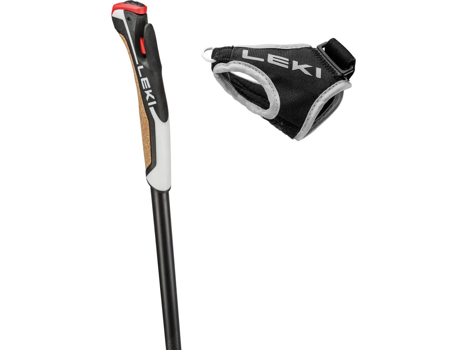 Leki PRC 750 kije do biegania Black-white-dark Anthracite