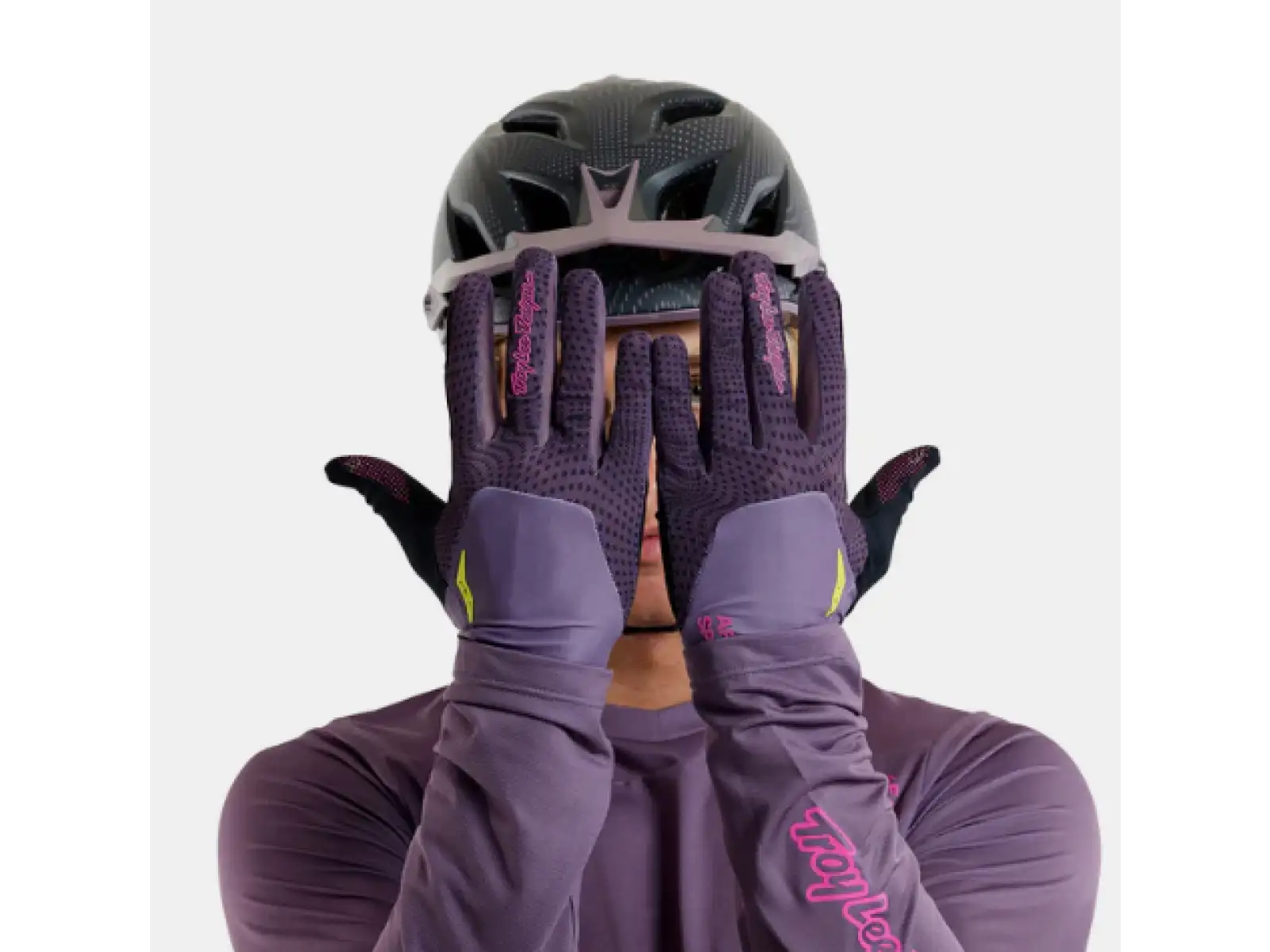 Troy Lee Designs Ace 2.0 Radioscape rękawice Deep Purple