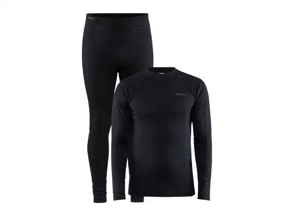 Craft Core Warm Baselayer męski zestaw funkcyjny czarna