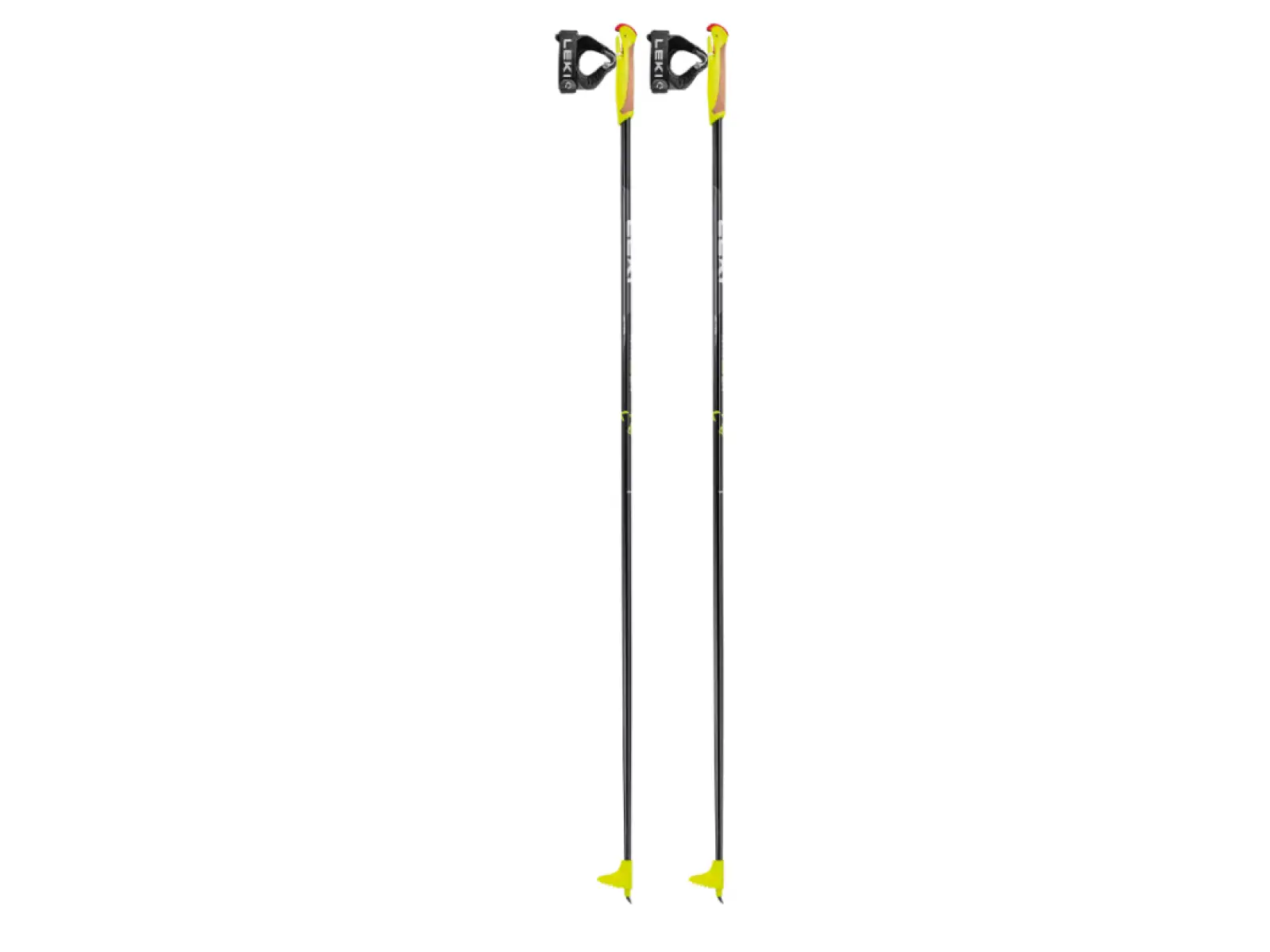 Leki XTA 5.5 Jr. dziecięce kije biegowe Black/White/Neon yellow