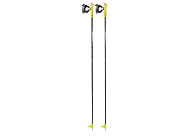 Leki XTA 5.5 Jr. dziecięce kije biegowe Black/White/Neon yellow