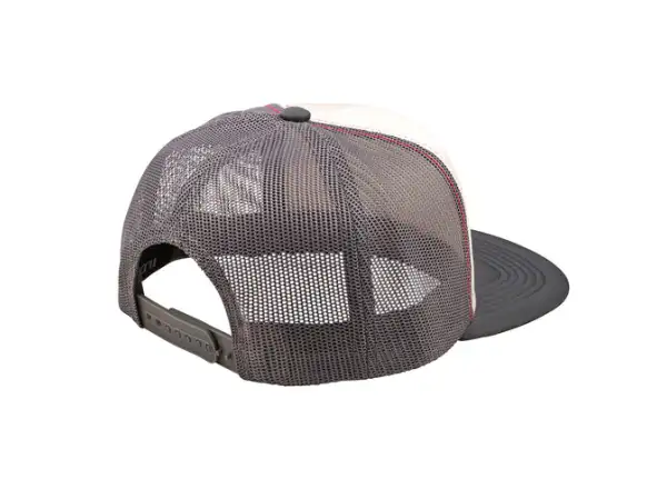 Troy Lee Designs Trucker Snapback Peace Out czapka Vintage White/Carbon