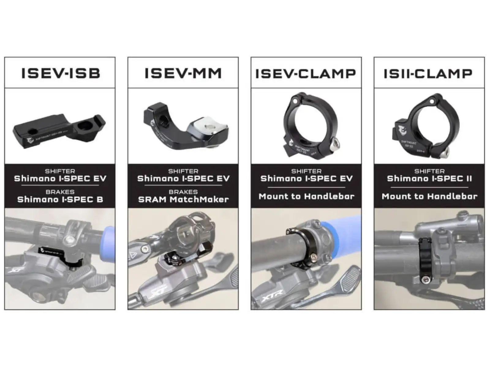 Wolf Tooth adapter Shiftmount I-SPEC-EV na I-SPEC-AB