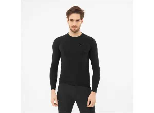 Viking unisex koszulka funkcyjna z długim rękawem Black