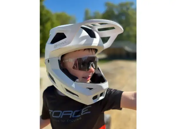 Force Nitro Junior okulary rowerowe czarne/fotochromatyczna soczewka