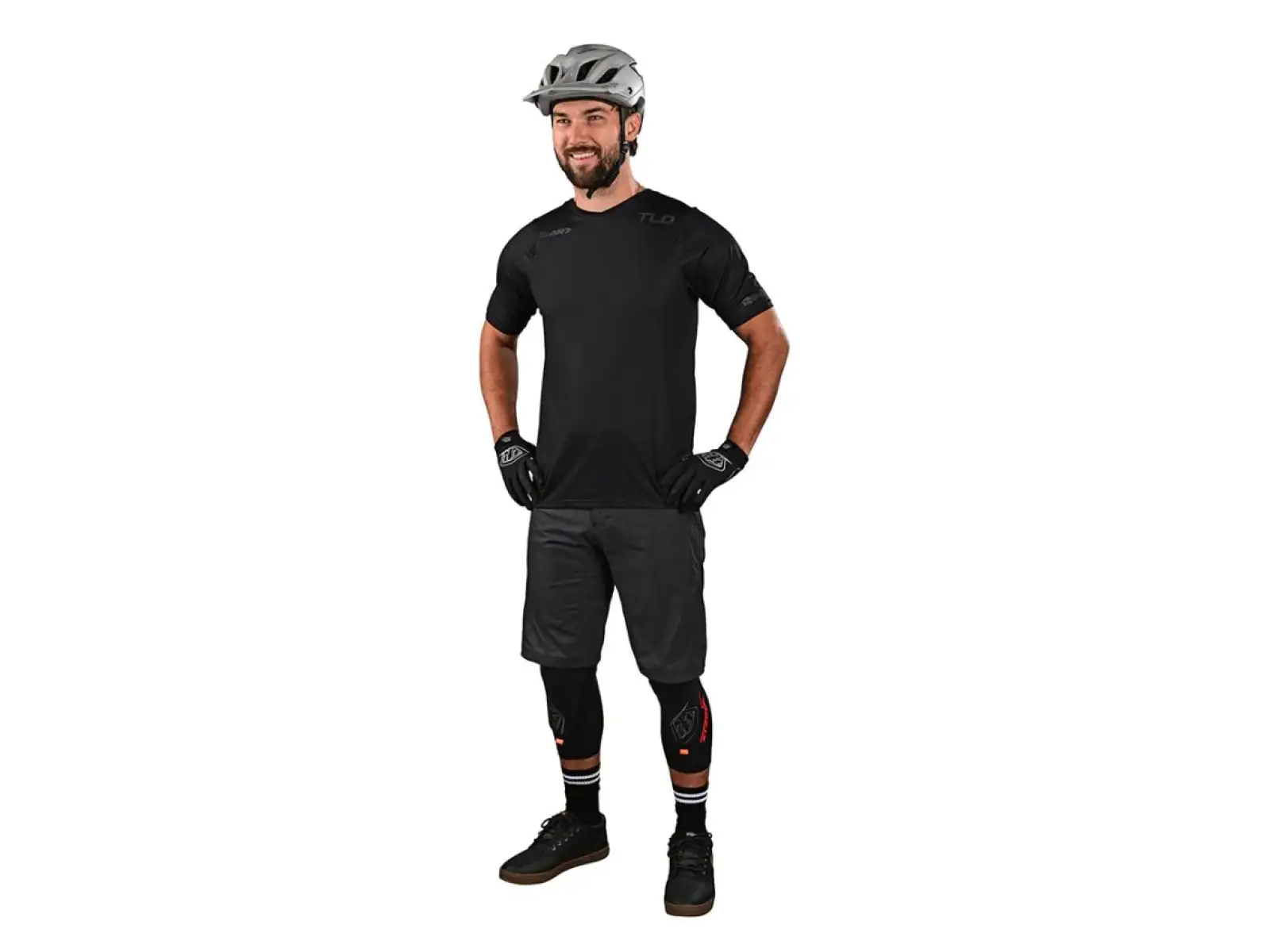 Troy Lee Designs Skyline Air męska koszulka z krótkim rękawem Mono Black