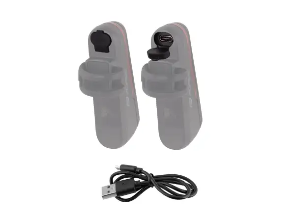 Force SKATO 20 LED tylna lampka USB-C