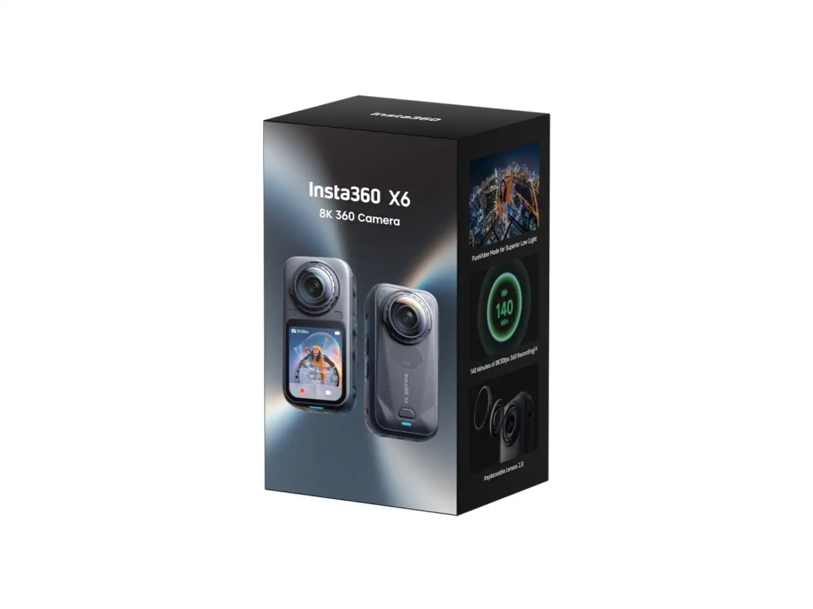 Insta360 X6 kamera sportowa Essentials Bundle Black