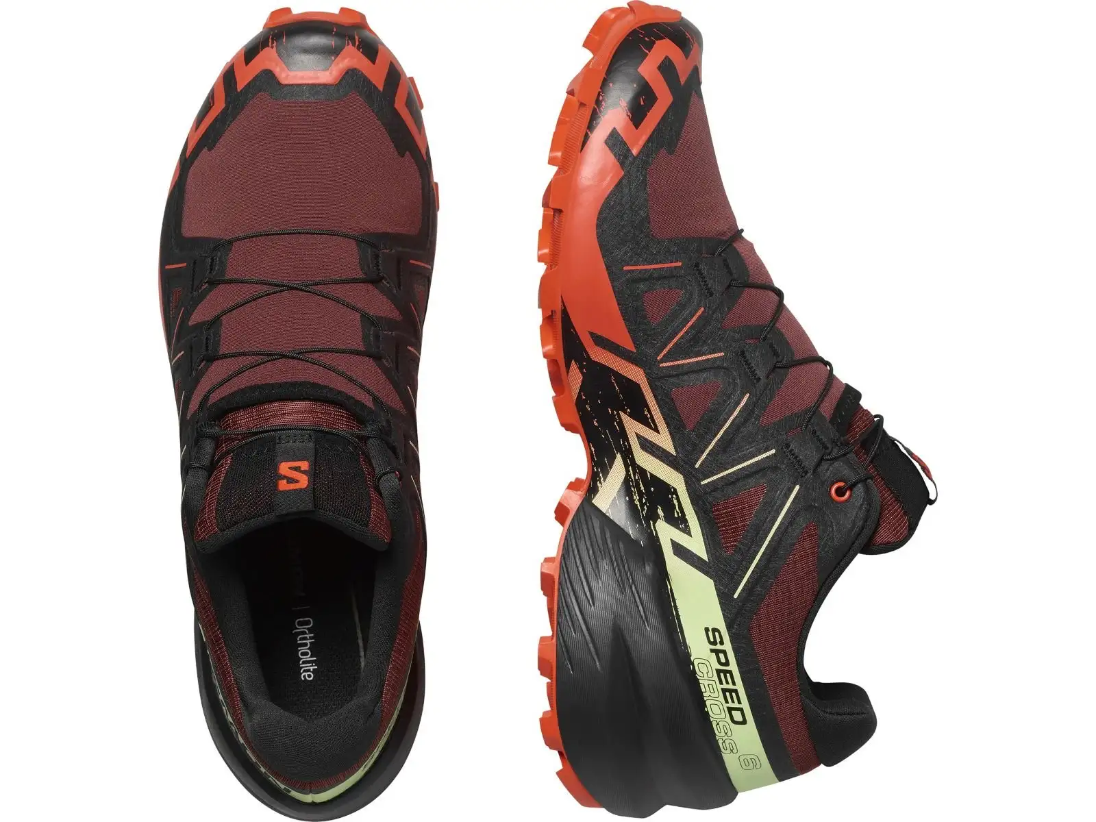Salomon Speedcross 6 męskie obuwie biegowe Rum Raisin/Cherry Tomato/Cognac