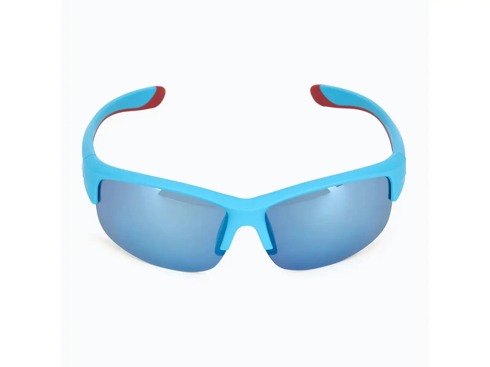 Alpina Flexxy Youth HR dziecięce okulary Blue-Red Matt/Blue mirror