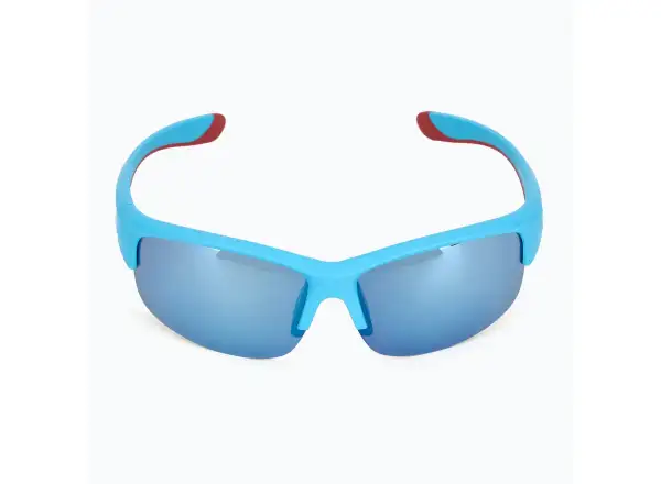Alpina Flexxy Youth HR dziecięce okulary Blue-Red Matt/Blue mirror