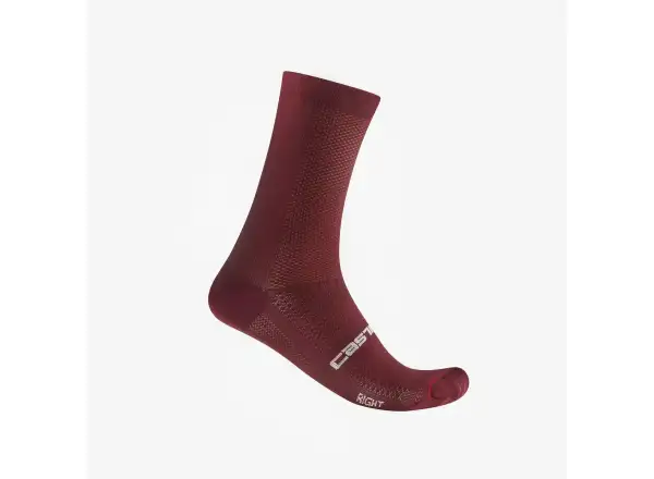 Castelli Espresso 18 skarpetki Deep Bordeaux