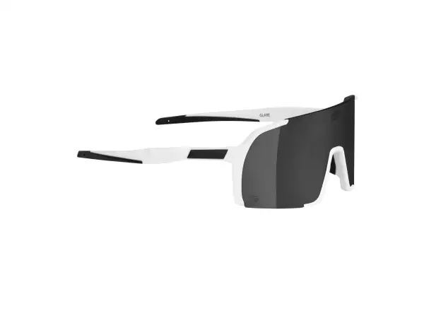 Force Glare okulary białe/czarne lustrzane szkło