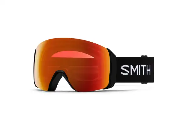 Smith 4D Mag XL gogle narciarskie Black / ChromaPop Everyday Red Mirror (2 szyby)