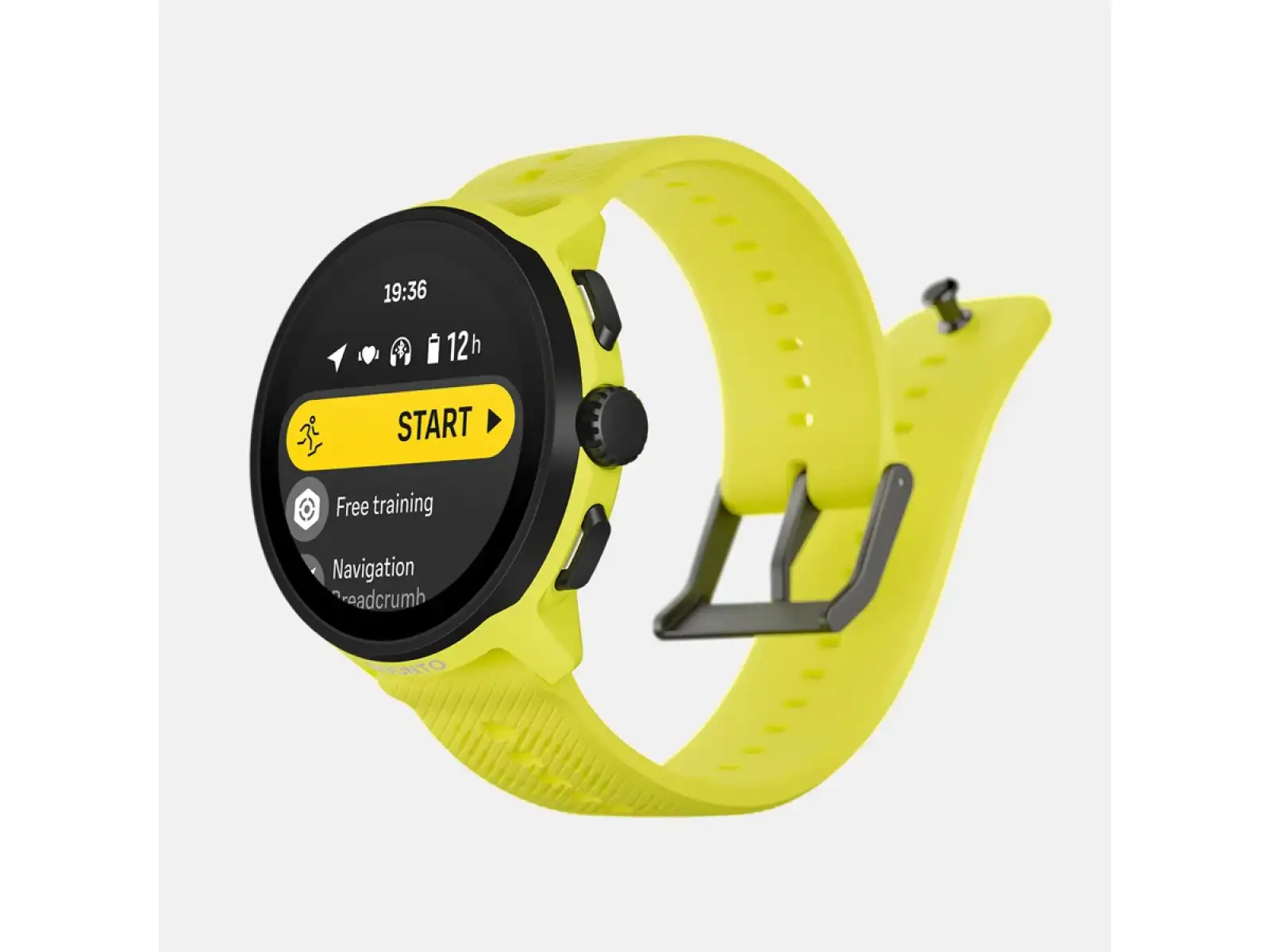 Suunto Run inteligentny zegarek silikonowy pasek Lime