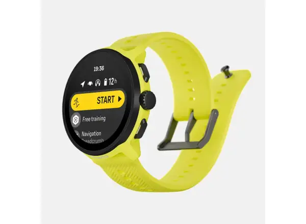 Suunto Run inteligentny zegarek silikonowy pasek Lime