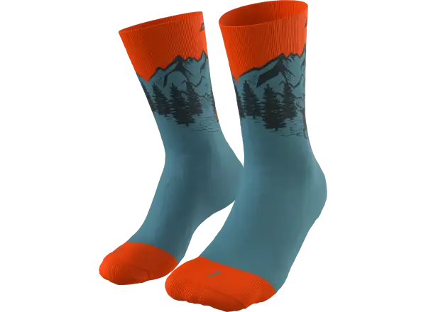 Dynafit Stay Fast sportowe skarpety Storm Blue