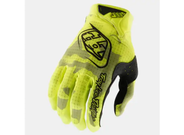 Troy Lee Designs Air Blotted dziecięce rękawice Flo Yellow