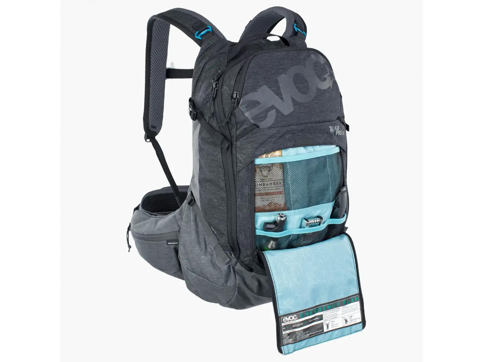 Evoc Trail Pro 26 plecak 26 l black/carbon grey S/M