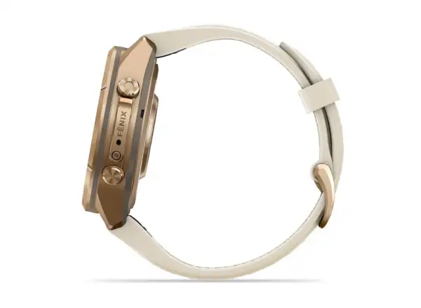 Garmin Fénix 9 Pro inReach 43 mm smartwatch Autumn gold Titanium Cream/French gray