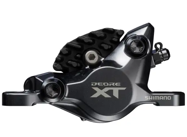Shimano Deore XT BR-M8200+BL-M8200 przedni hamulec tarczowy klocki metalowe z chłodzeniem