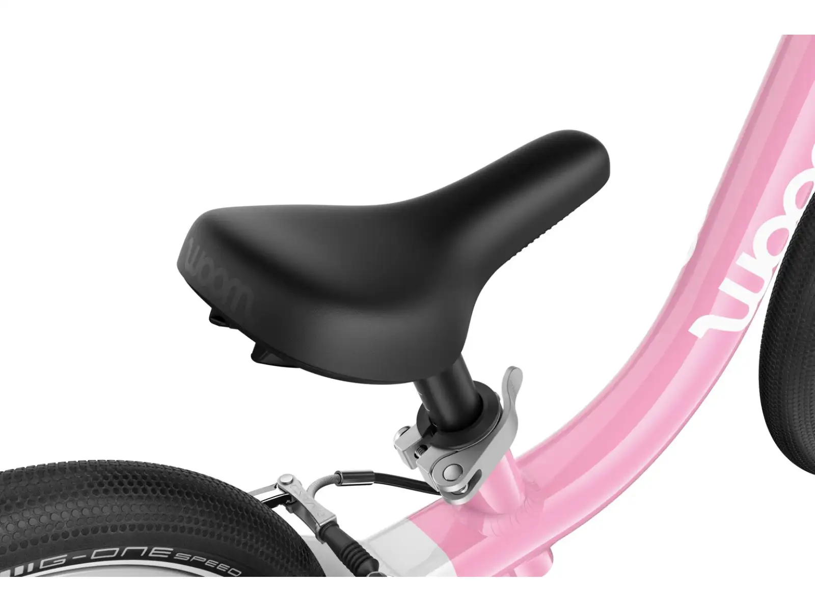 Woom GO 1 rowerek biegowy dla dzieci 12" Powder Pink