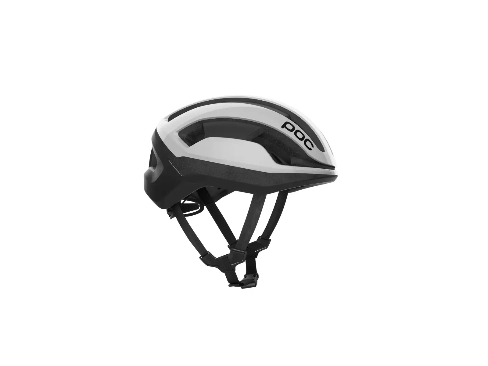 POC Omne Lite kask szosowy Hydrogen White/Uranium Black Matt