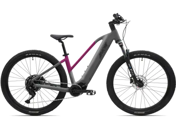 Apache Wakita 2 MX 720 Wh górski rower elektryczny Antracit Magenta