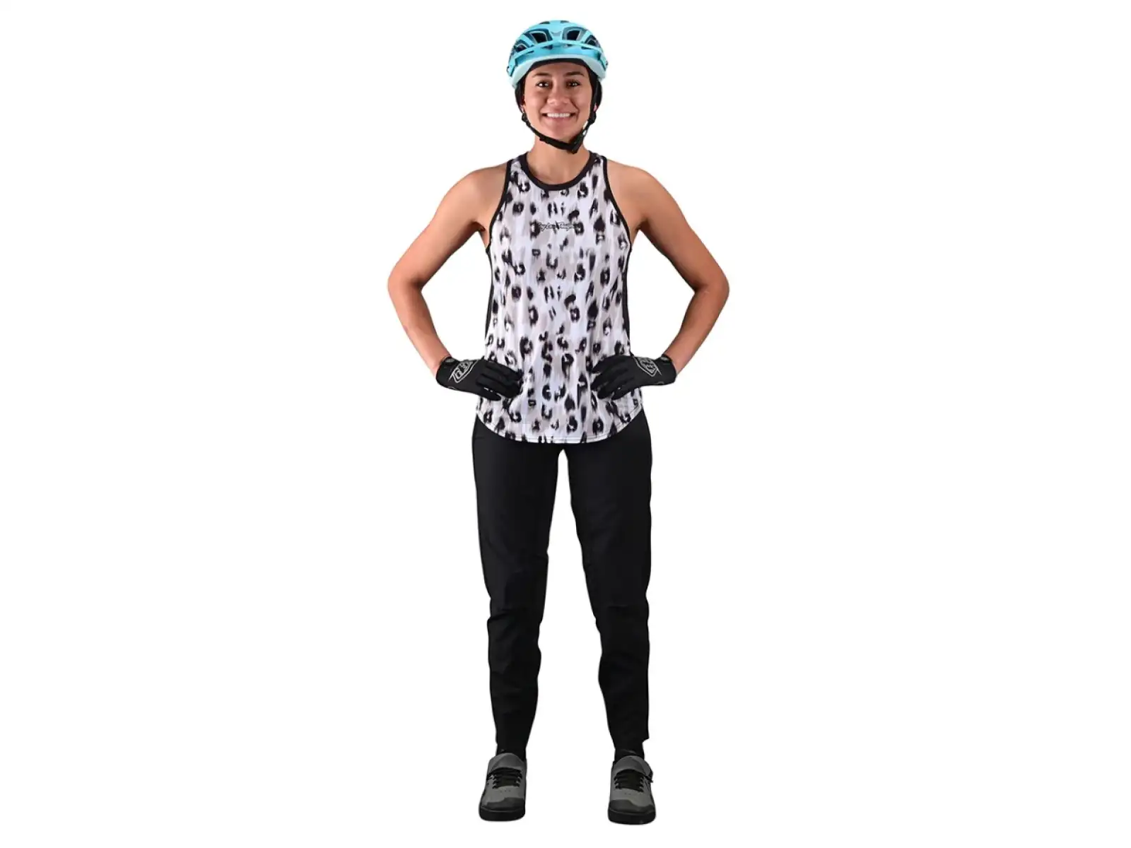 Troy Lee Designs Luxe damski bezrękawnik Wild Cat white