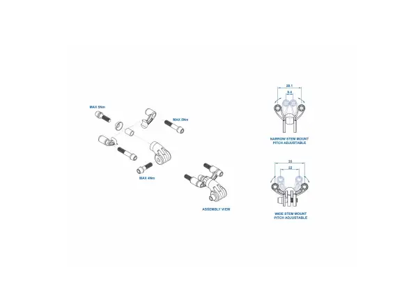 Ritchey Universal Stem Mount uchwyt do GoPro i Lollipop Wide 22-35